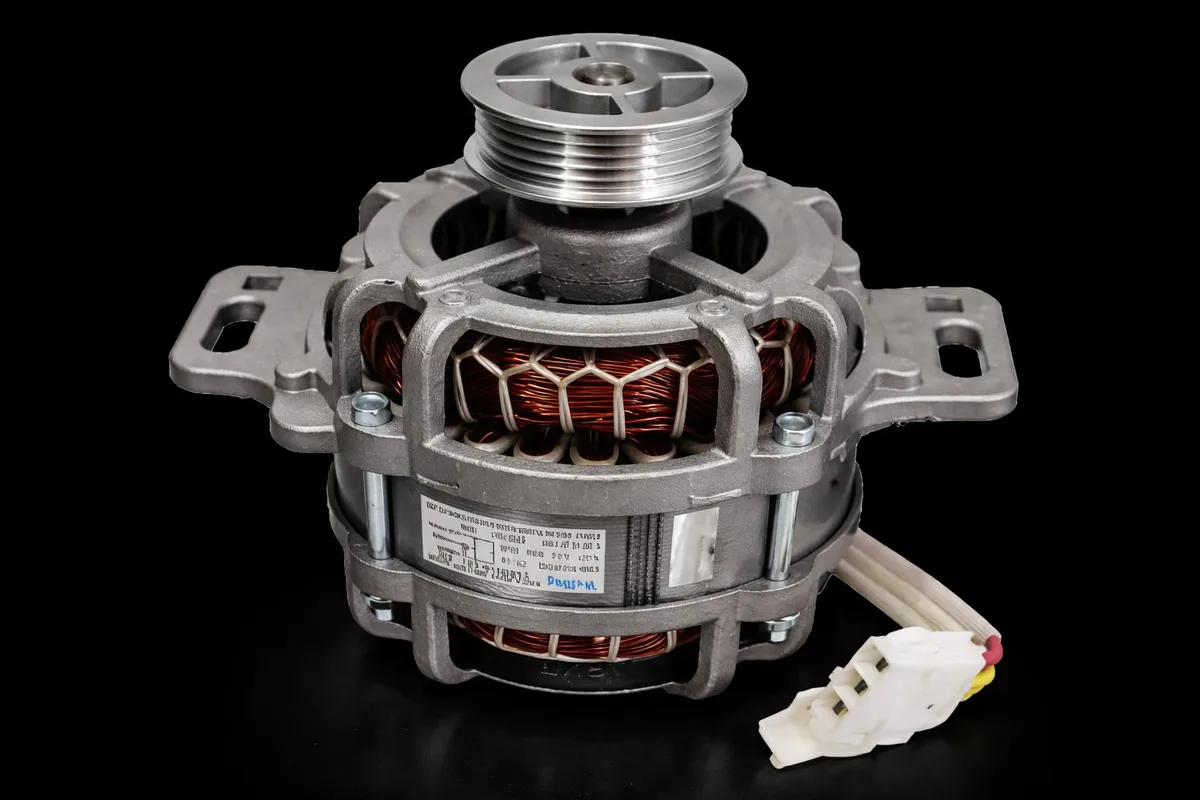 Troca de motor de máquina de lavar